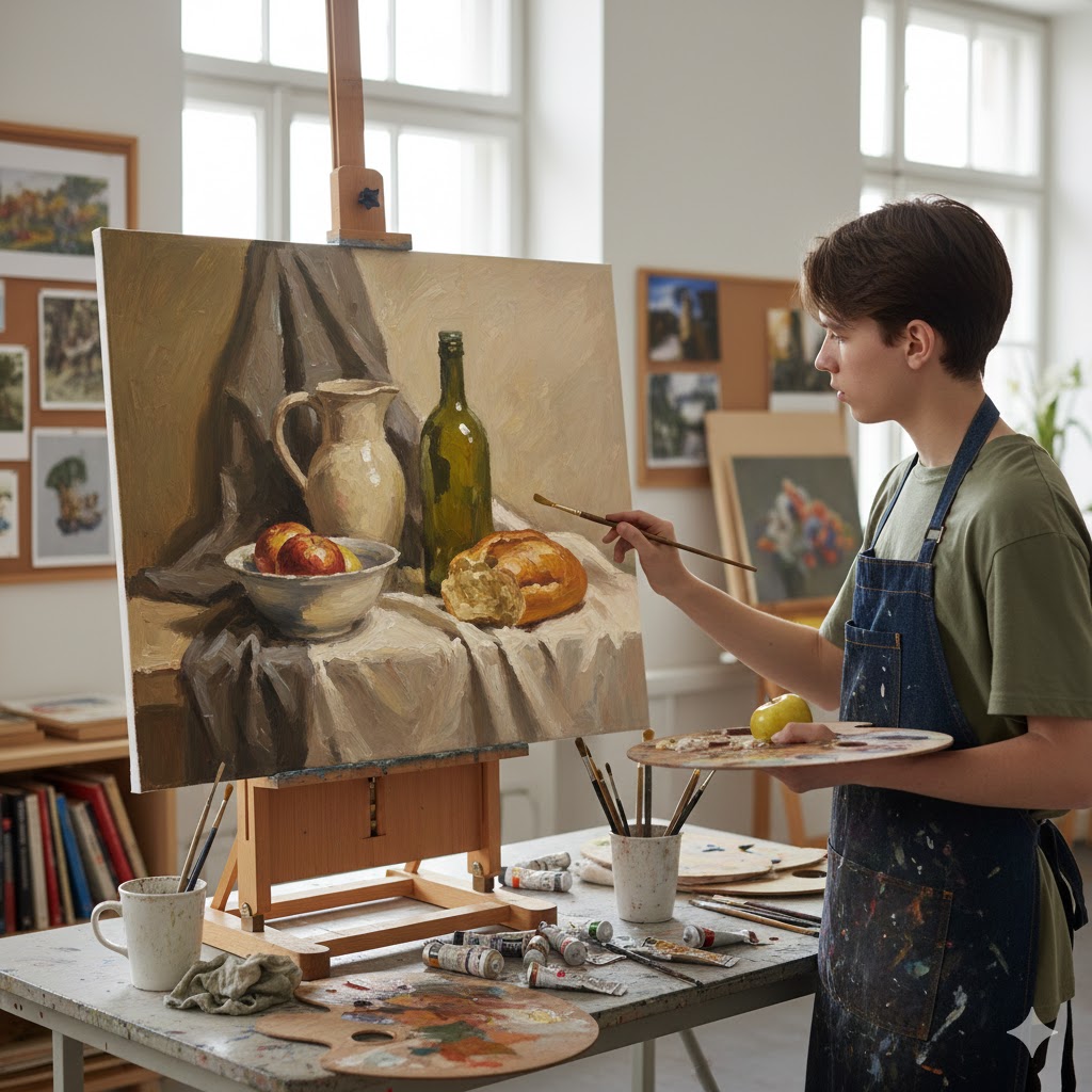 Student still life